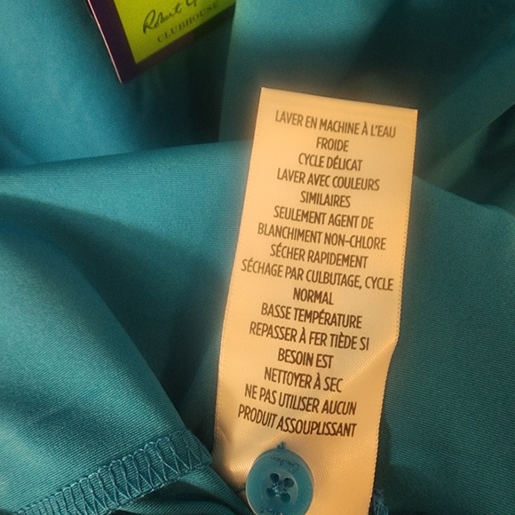 NWT Robert Graham Sea Blue Axelsen Classic Fit Golf Polo Shirt Mens 2XL - Picture 7 of 9